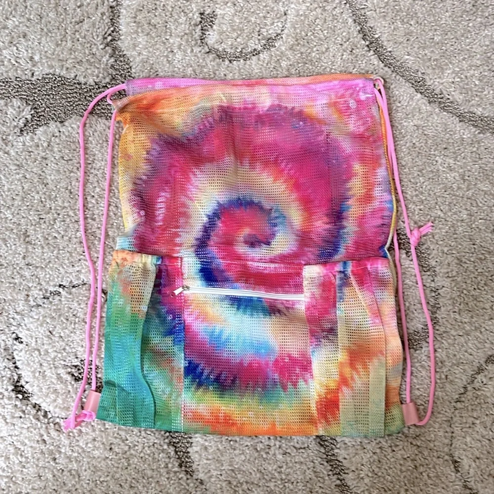 TIE DYE Drawstring Ventillated Packable Backpack